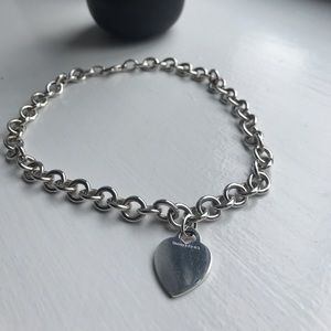 Tiffany and Co. Heart Tag Necklace AUTHENTIC